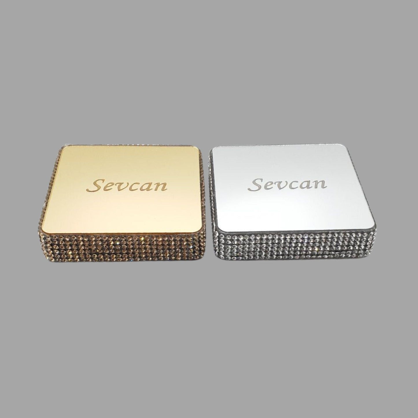 Personalisiertes Geschenkbox-Set in Silber