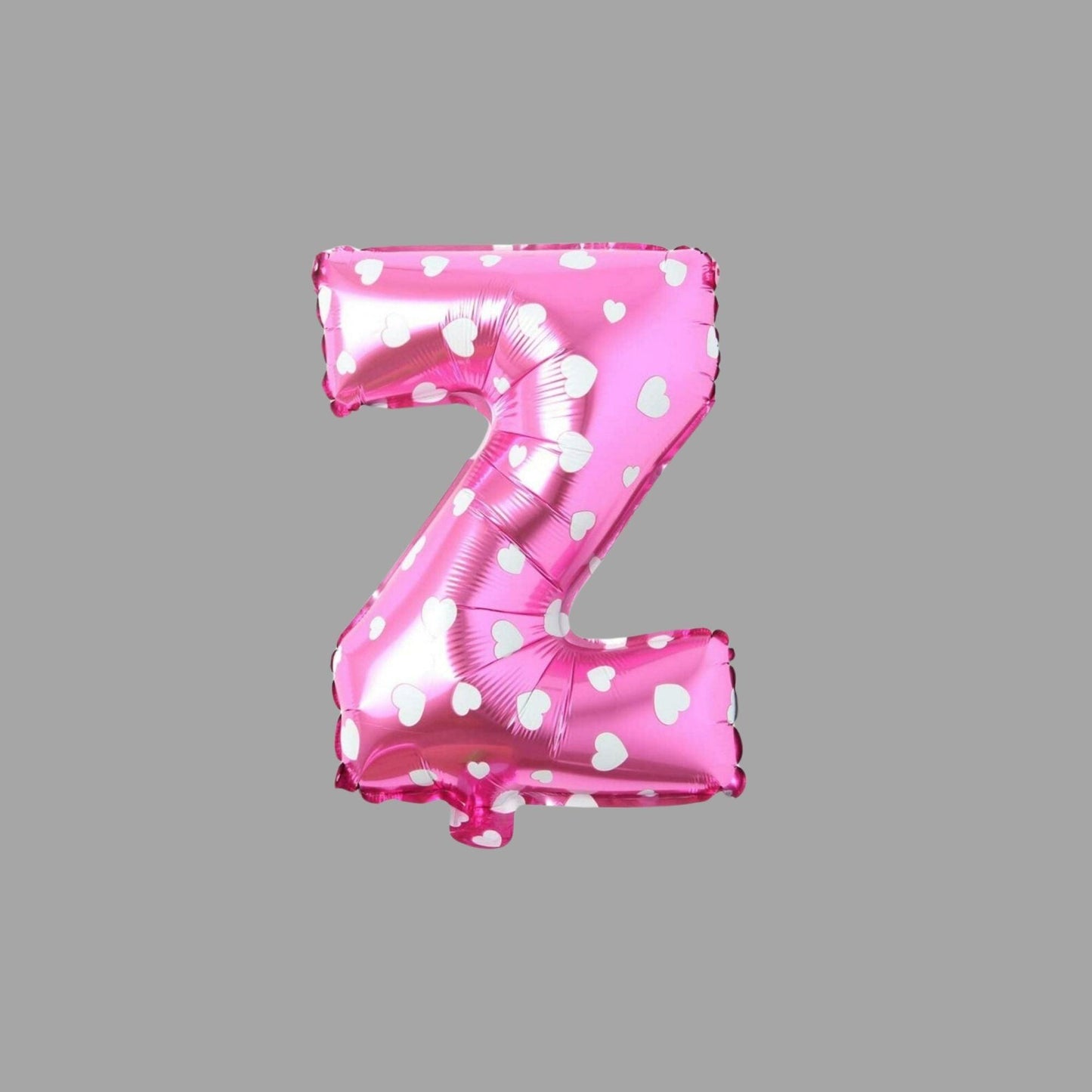 Folienballon Buchstabe Z Rosa mit Sternen