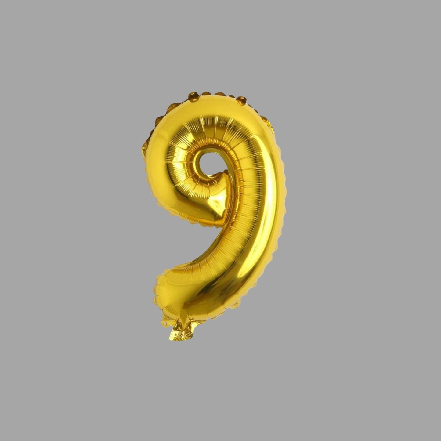 Folienballon Nummer 9 Gold