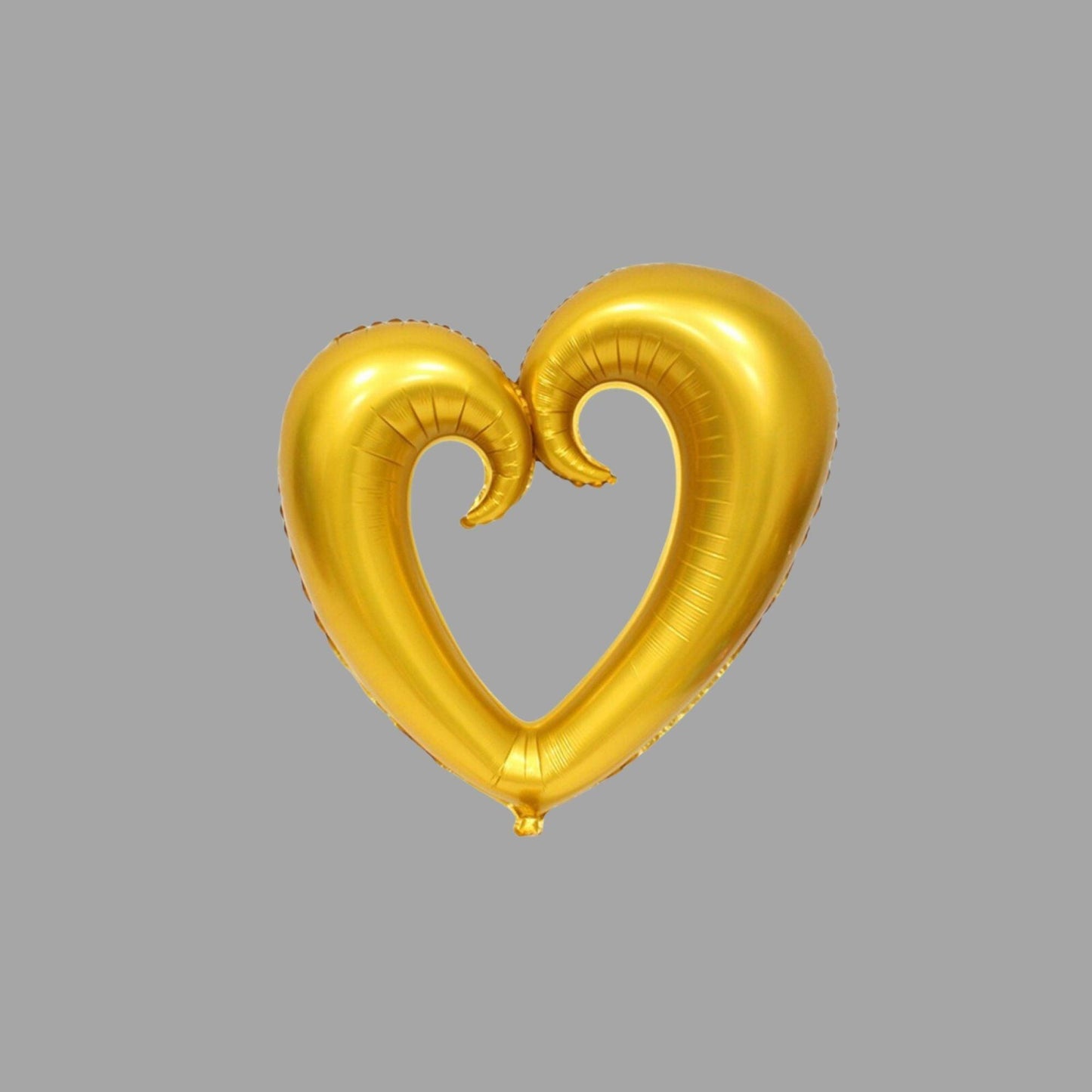 Folienballon Herzform Gold