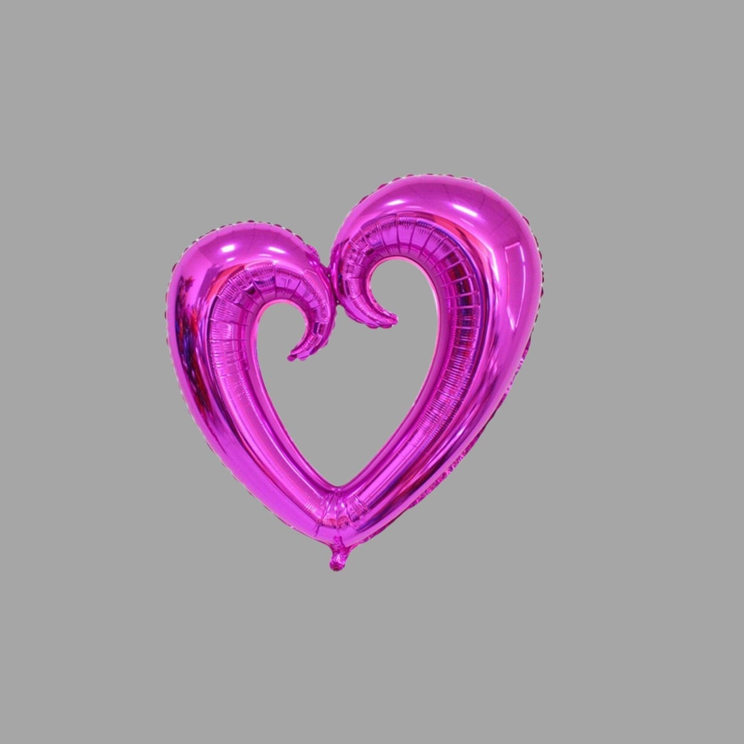 Folienballon Herzform Pink