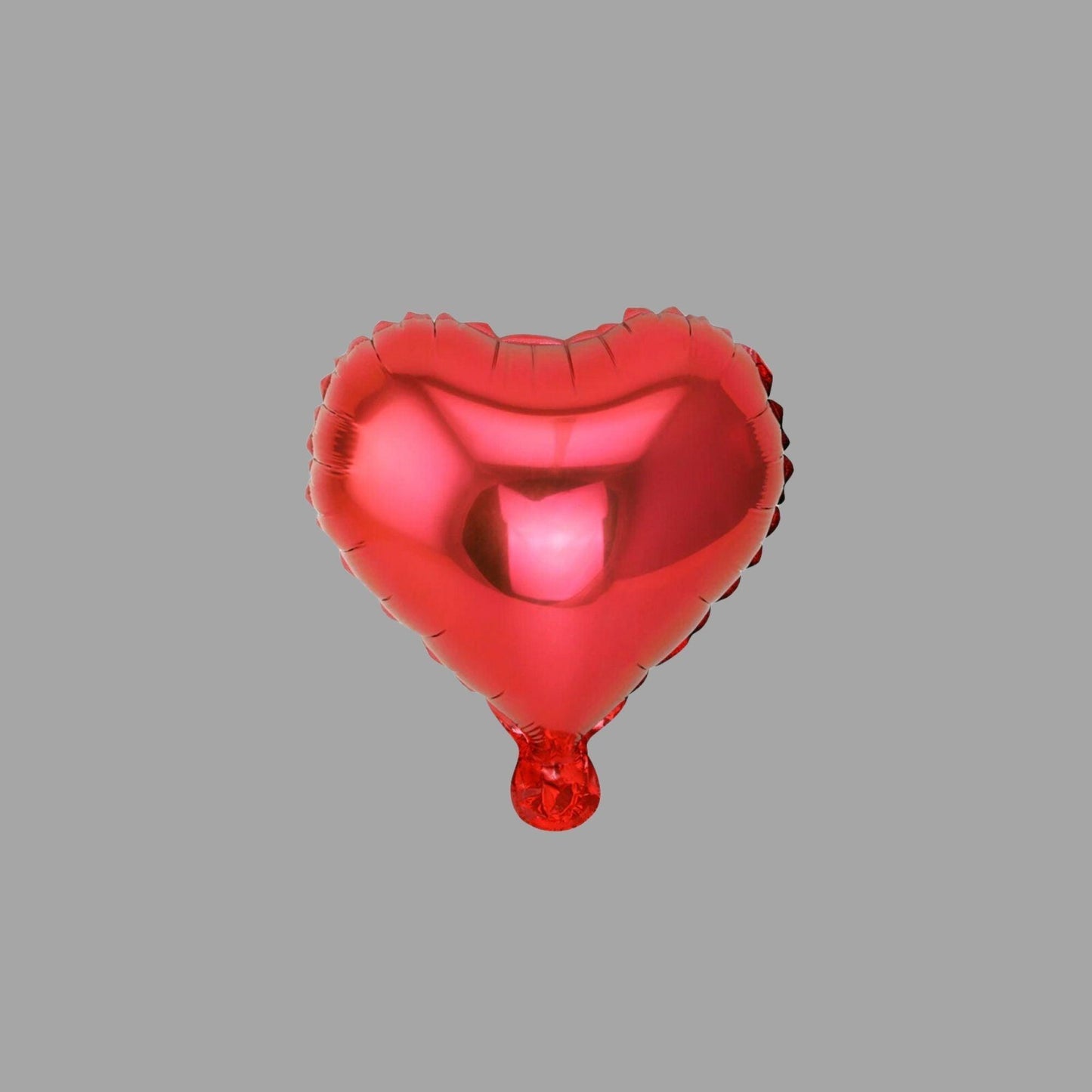 Folienballon Herzform Rot glänzend