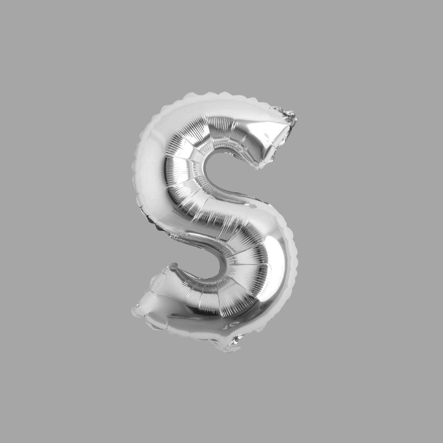 Folienballon Buchstabe S Silber