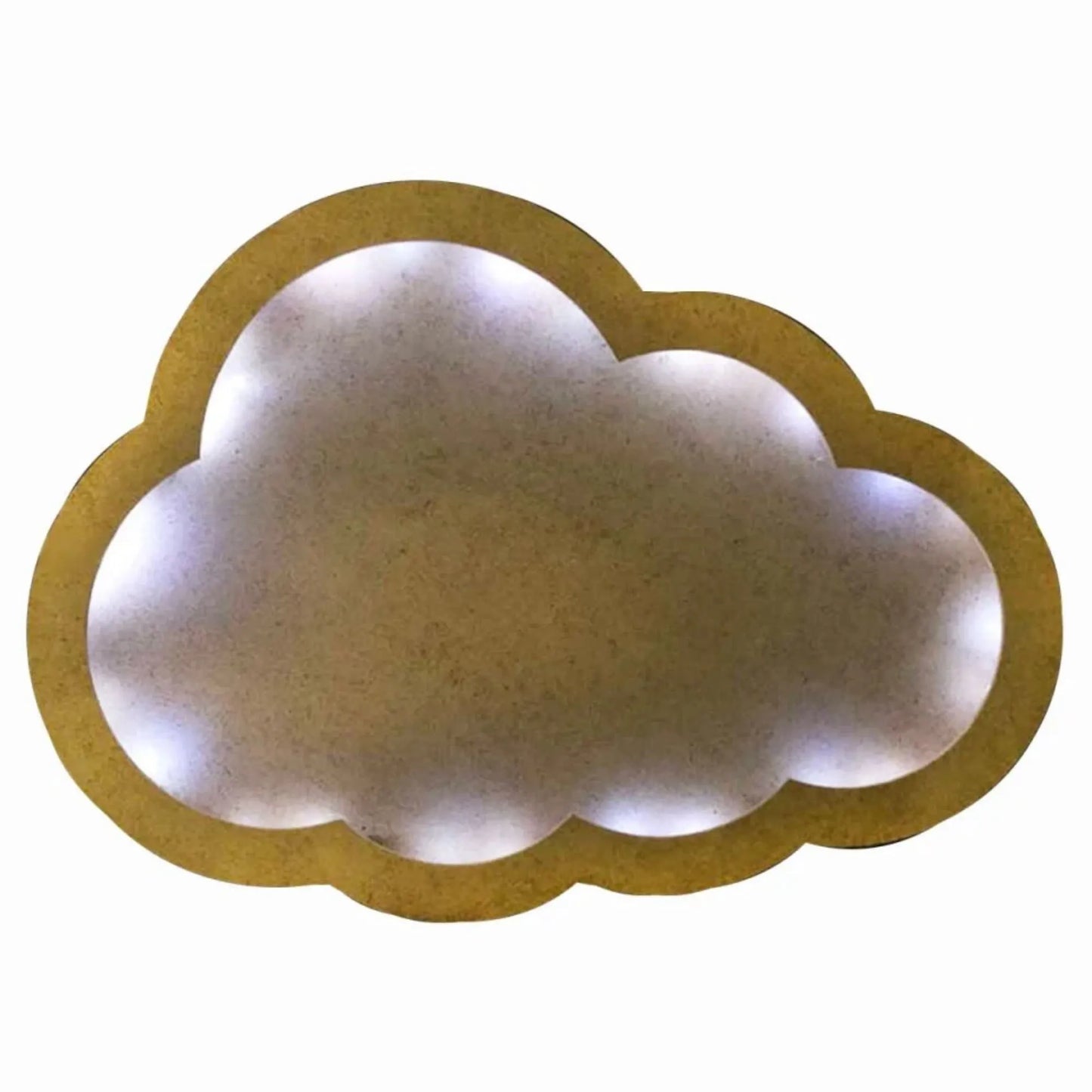 Wolkenförmige Wandleuchte Gold