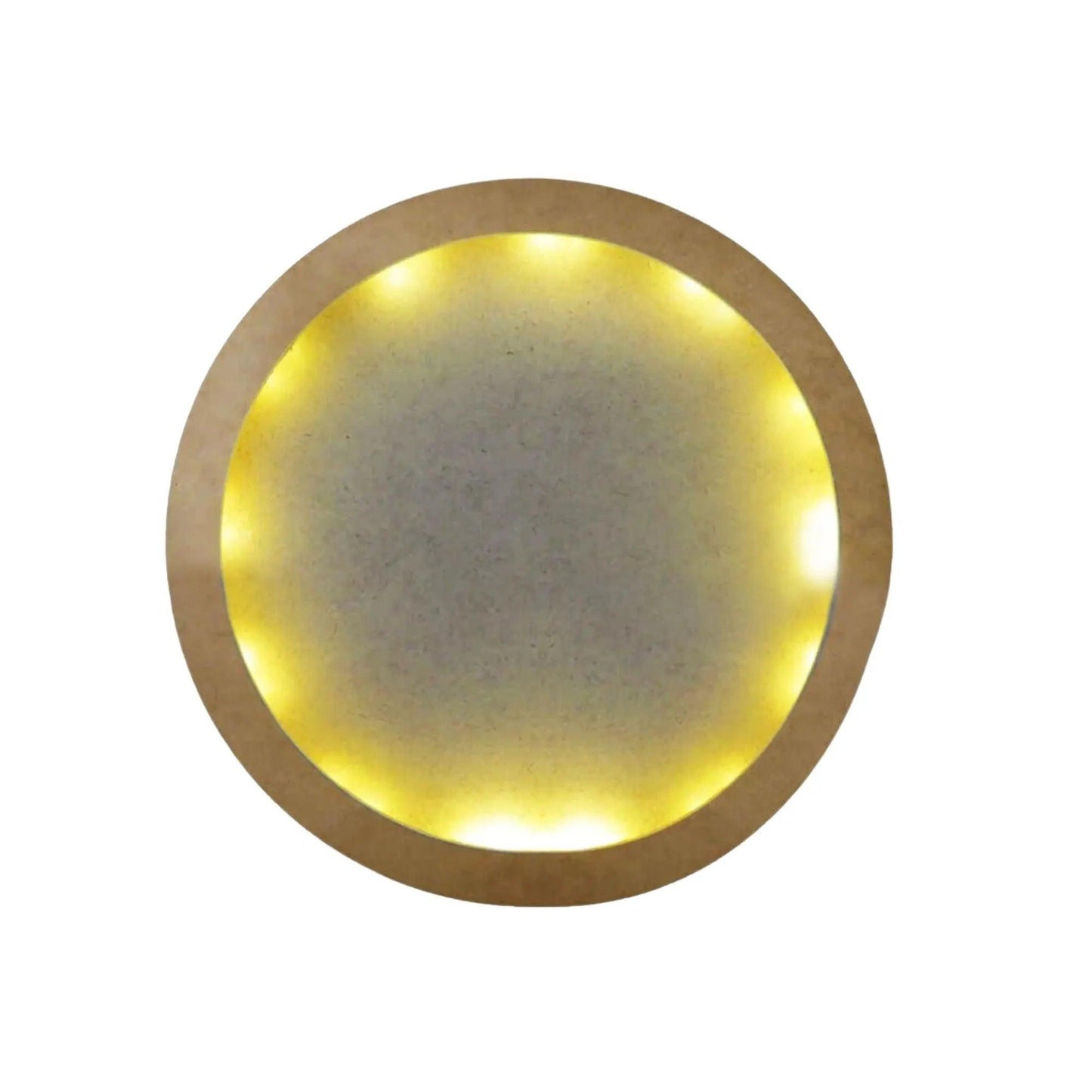 Runde LED-Wandleuchte Gold