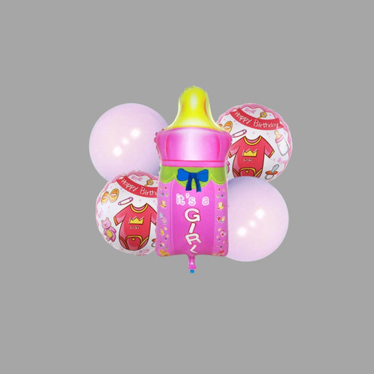 Ballon Deko Set "Baby Girl"