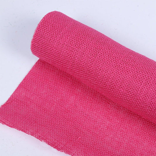 Pinker Jutestoff Rolle