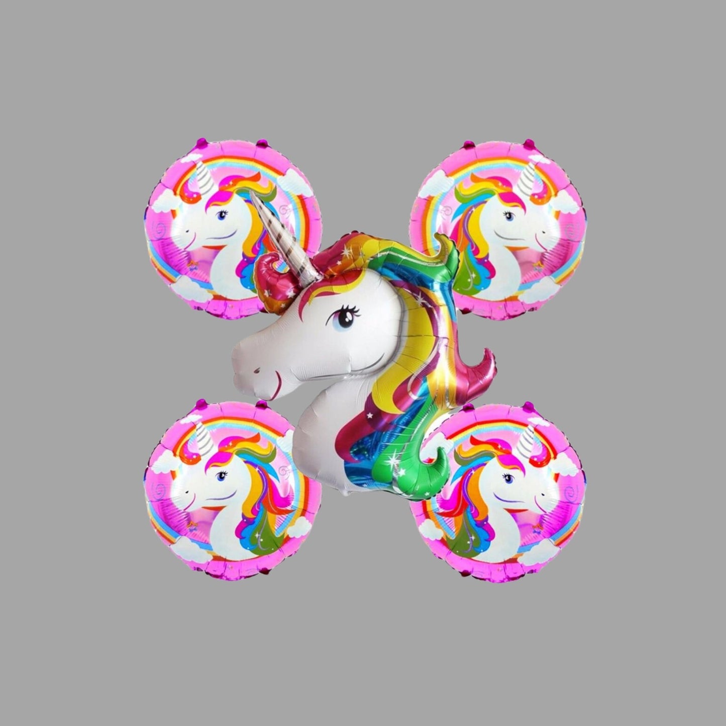 Einhorn Ballon Set