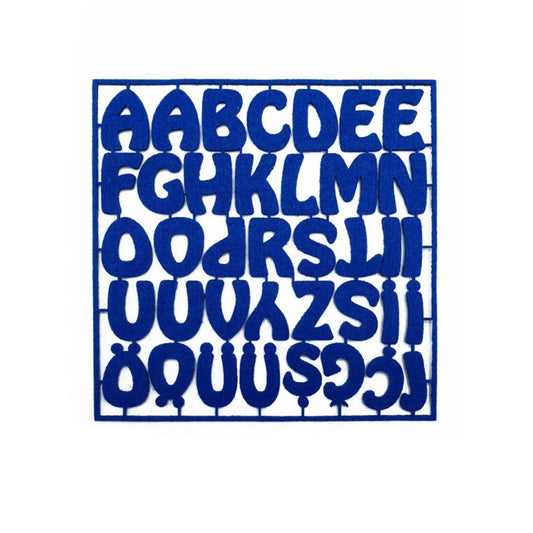 Schaumstoff-Alphabet Buchstaben Blau