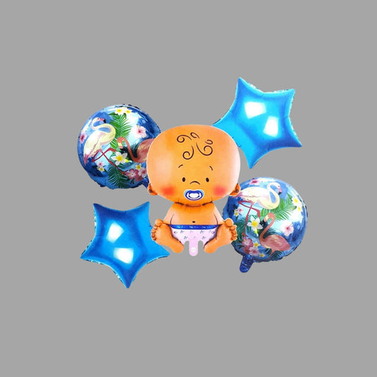 Baby Dusche Ballon Set Blau