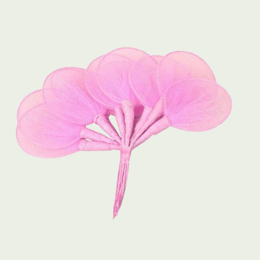 Pinkfarbene Deko-Blüte