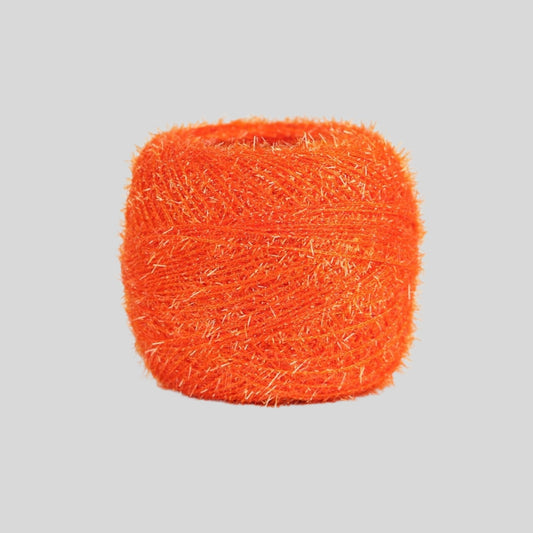 Chenille-Garn Orange