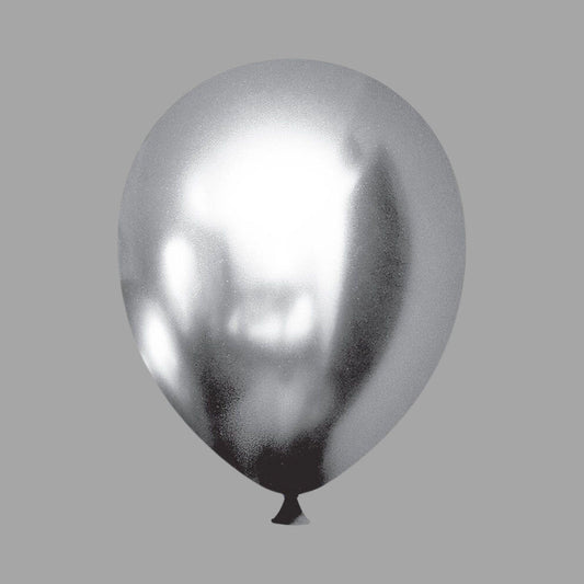 Luftballon Metallisch Silber