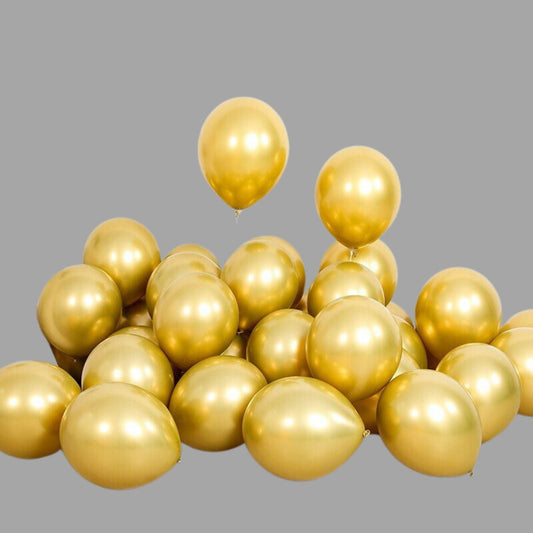 Luftballon Set Gold