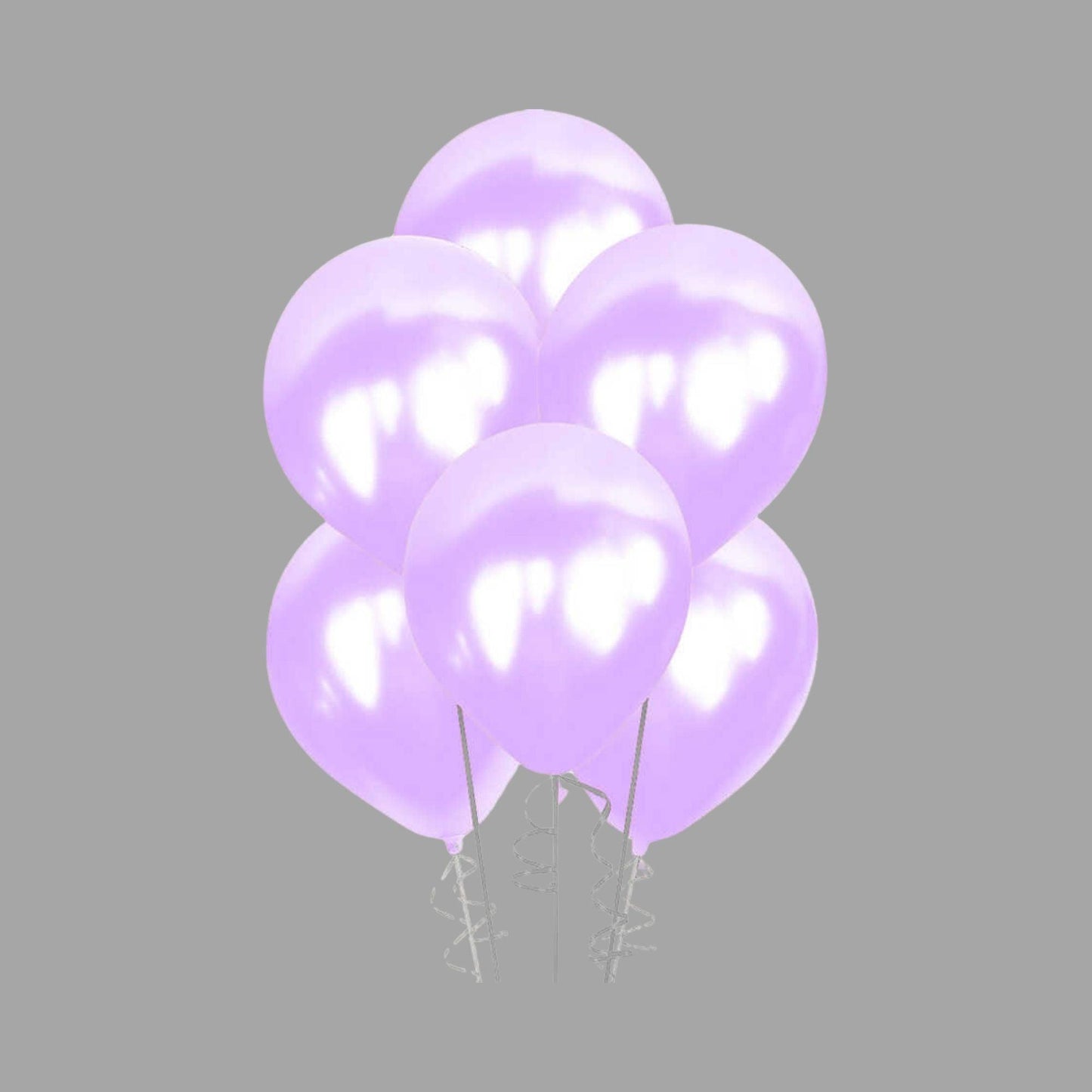 Luftballon Set Lila Metallic