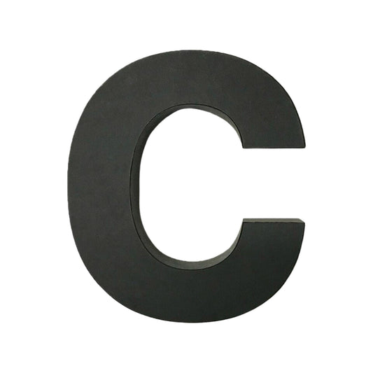 Schwarze Geschenkbox "C" aus Papier