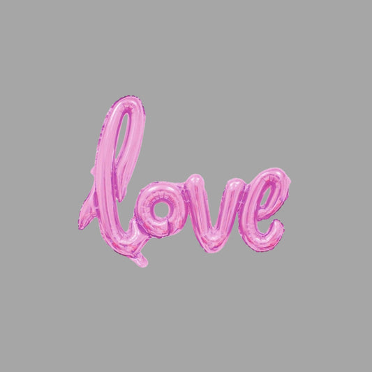 Wanddeko "Love" Pink