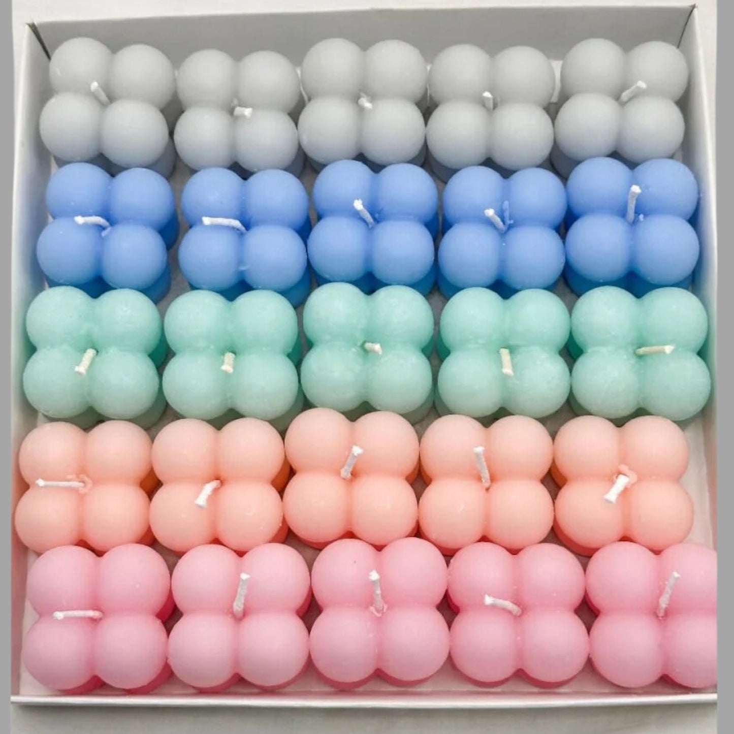 Bunte Kerzen Bubble Set (25 Stück)